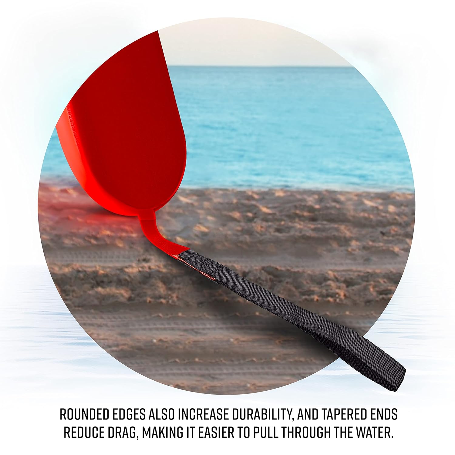 ASA TECHMED Lifeguard Rescue Tube for Home and Commercial Use - Ideal for Lifeguard and Personal Pool - Includes Matching Whistle