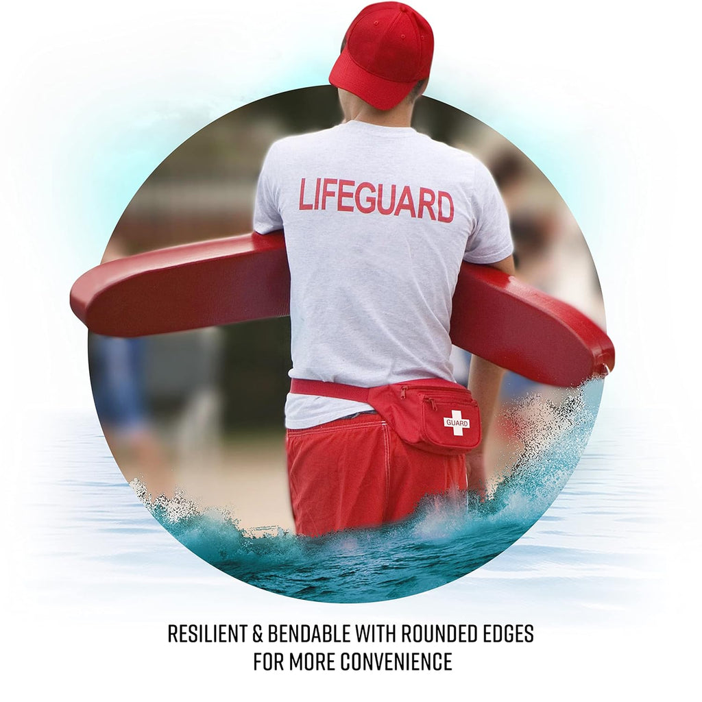 ASA TECHMED Lifeguard Rescue Tube for Home and Commercial Use - Ideal for Lifeguard and Personal Pool - Includes Matching Whistle
