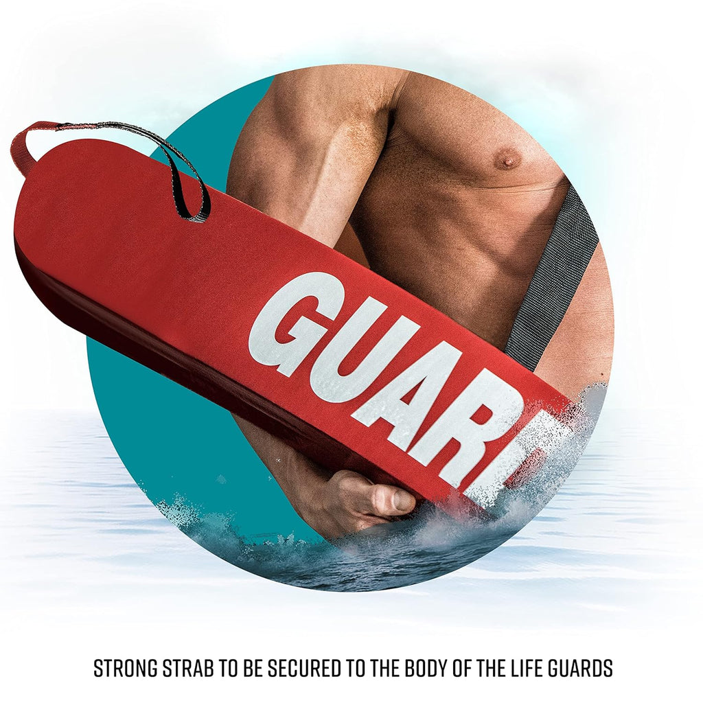 ASA TECHMED Lifeguard Rescue Tube for Home and Commercial Use - Ideal for Lifeguard and Personal Pool - Includes Matching Whistle