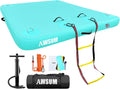 AWSUM Inflatable Floating Dock Air Dock Platform Floating Island Raft with None-Slip Surface for Pool Beach Ocean
